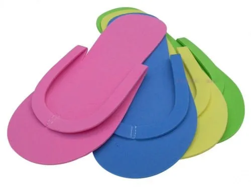 12-pairs/ foam pedicure slippers - mix color