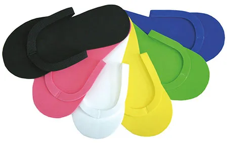 12-pairs/ foam pedicure slippers - mix color