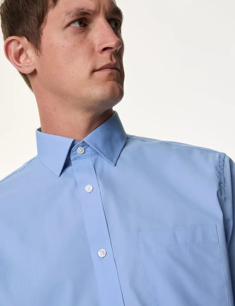 3pk Regular Fit Easy Iron Long Sleeve Shirts