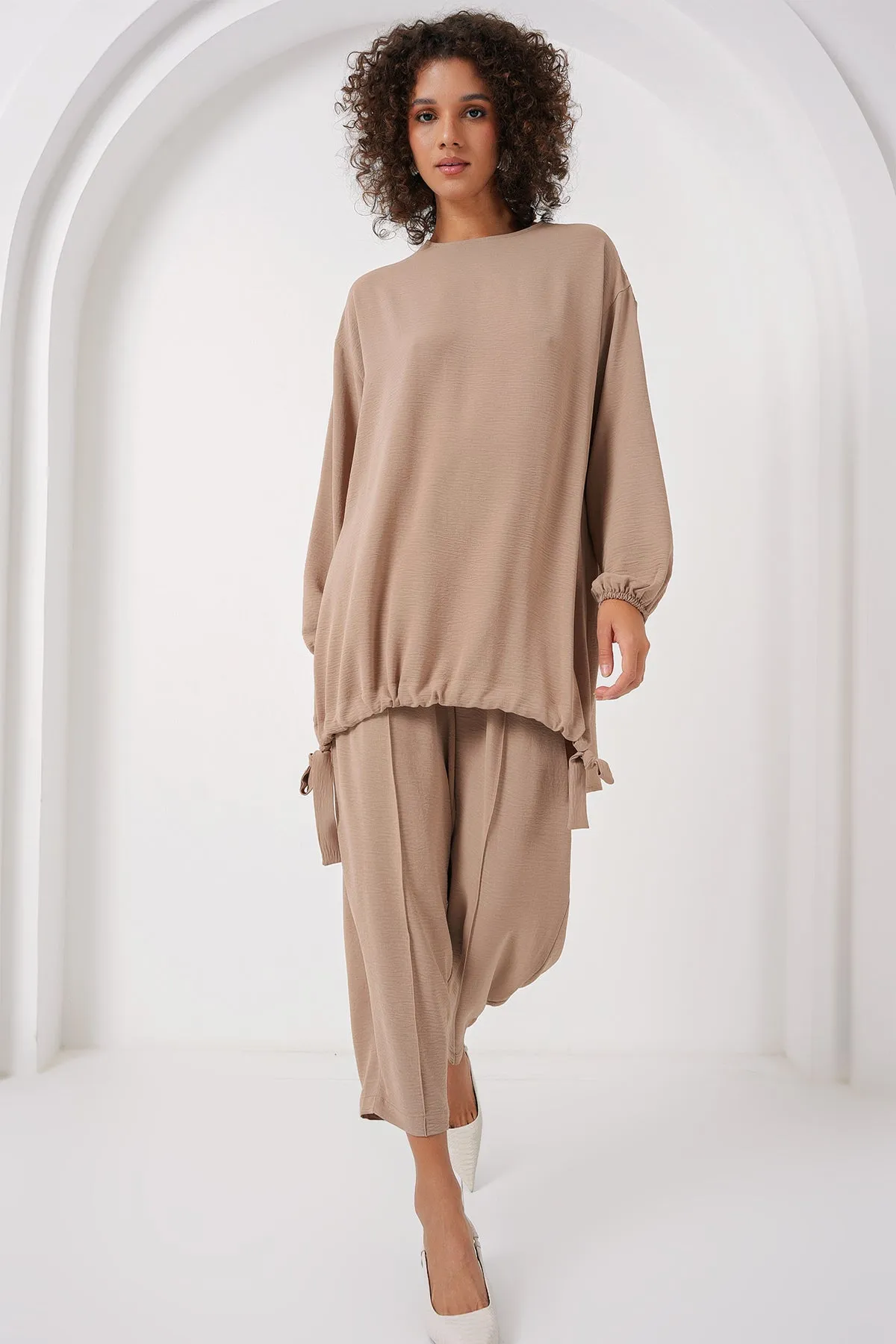 6682 tunik pantolon ikili takim