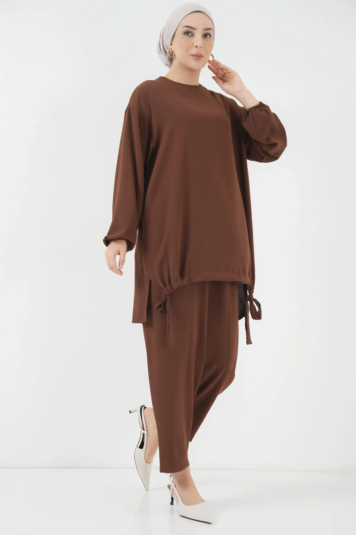 6682 tunik pantolon ikili takim