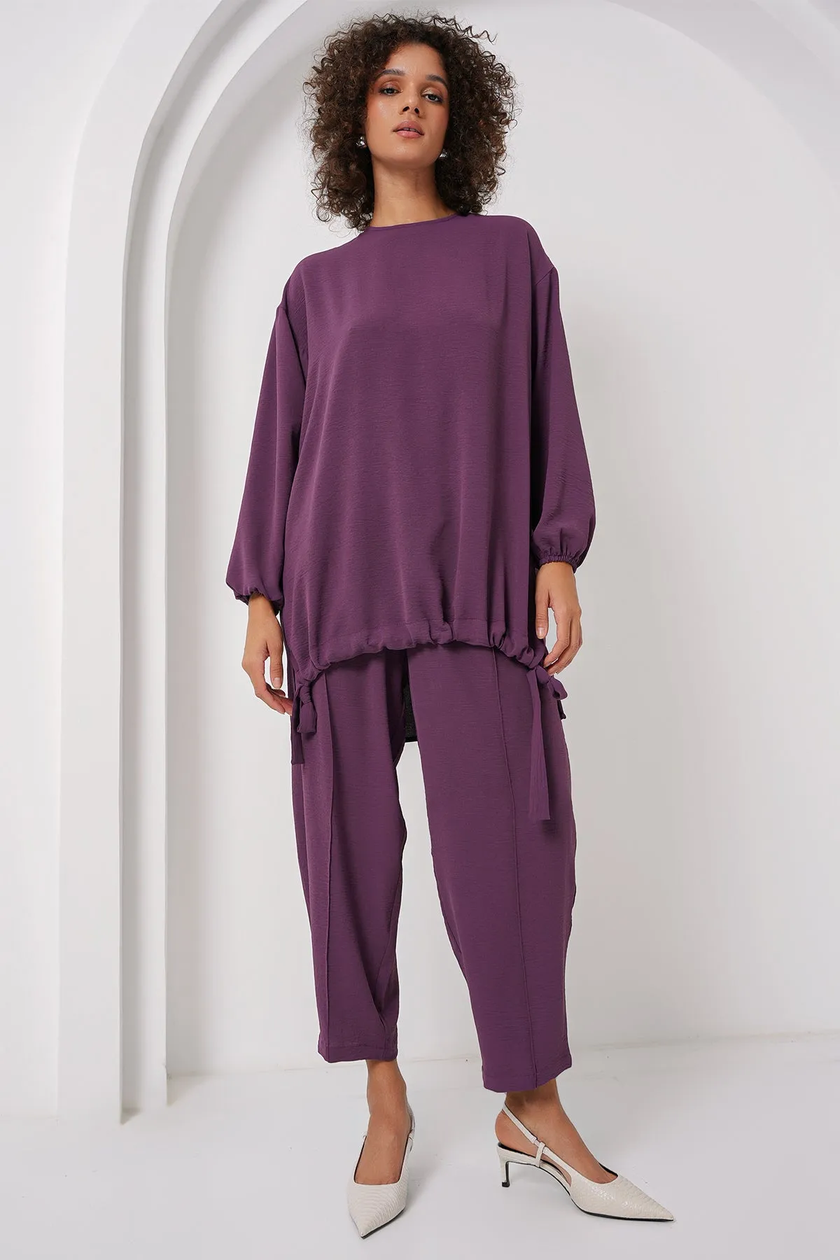 6682 tunik pantolon ikili takim