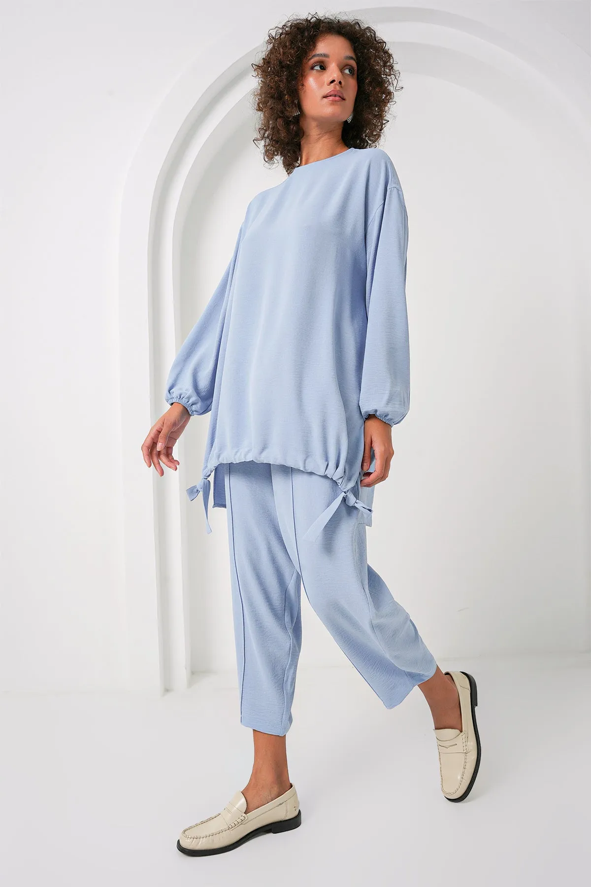 6682 tunik pantolon ikili takim