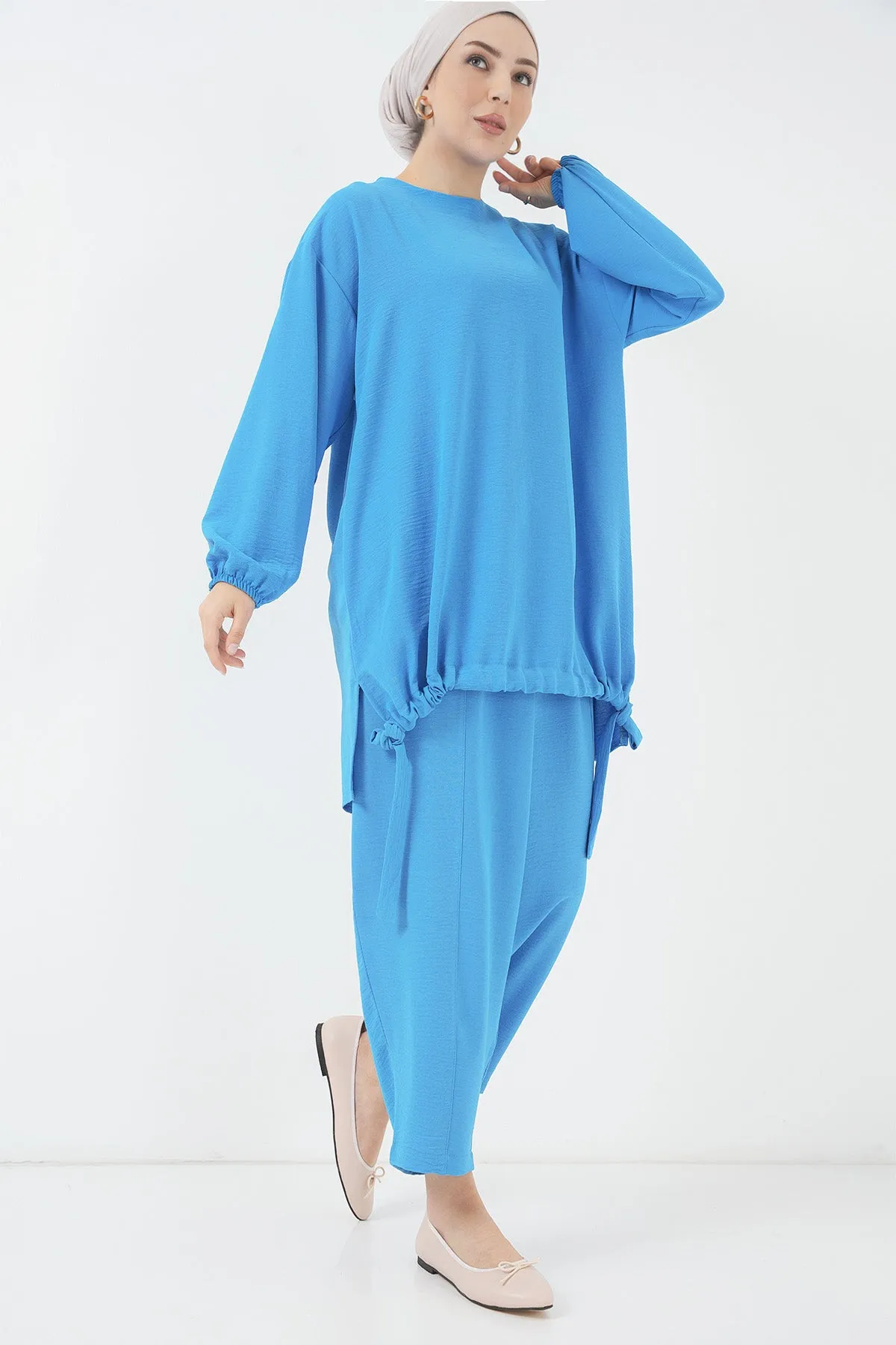 6682 tunik pantolon ikili takim