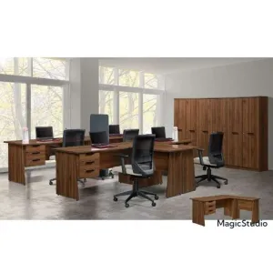 Acmi Arogen Writing Table L1400 x W700 x H750mm Columbia Walnut