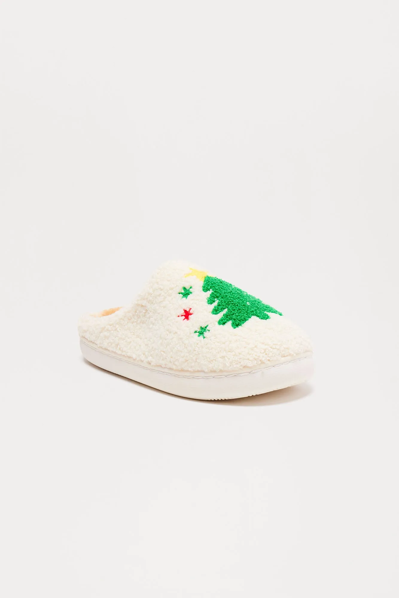 Be Merry Slippers - Green/combo