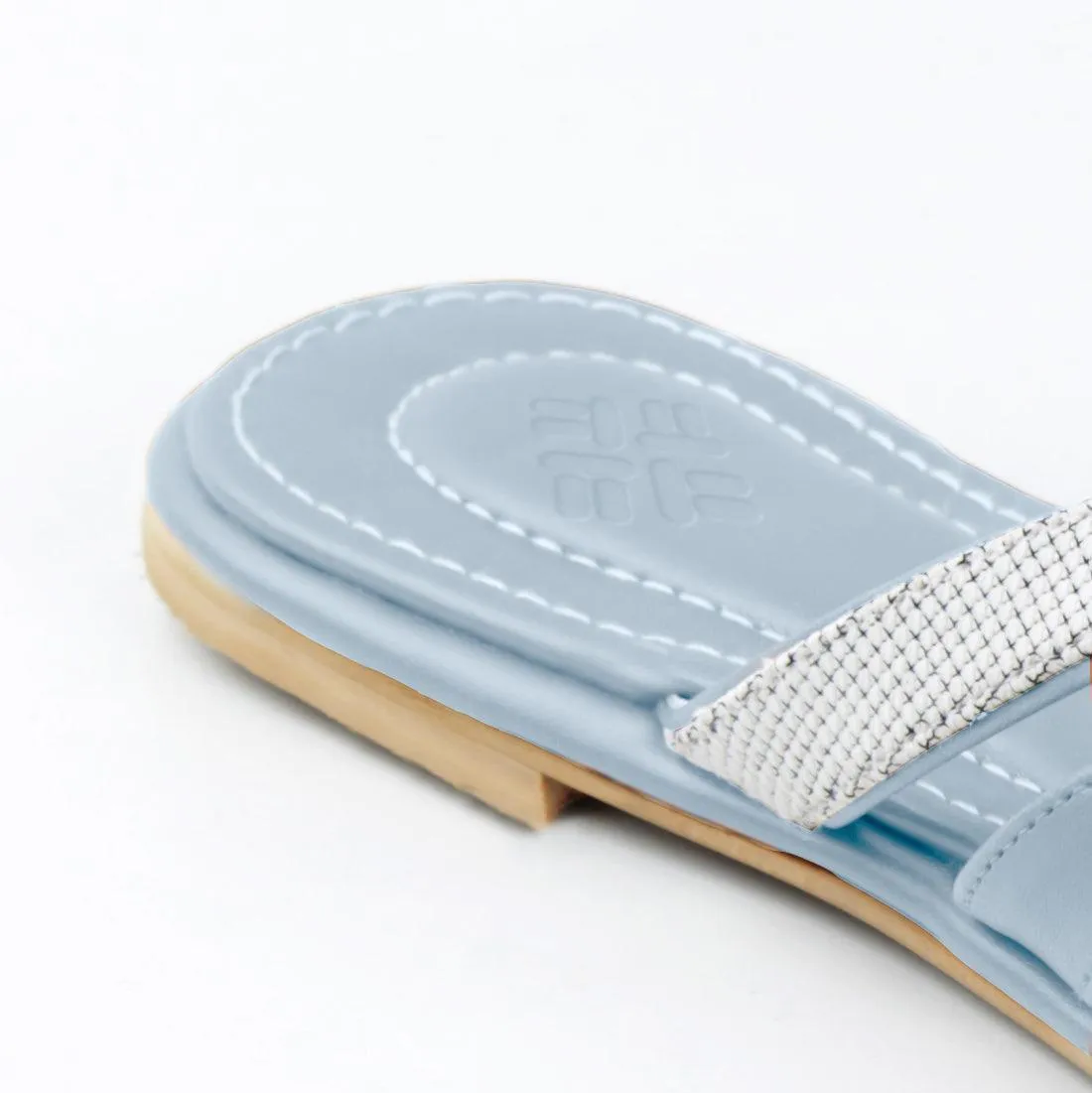 Blue Split Slipper Blue Floral