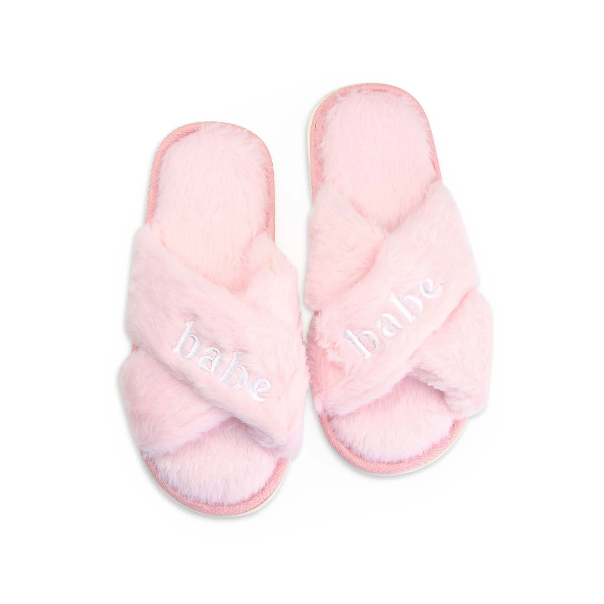 Bride's Babes Bachelorette Fuzzy Slippers