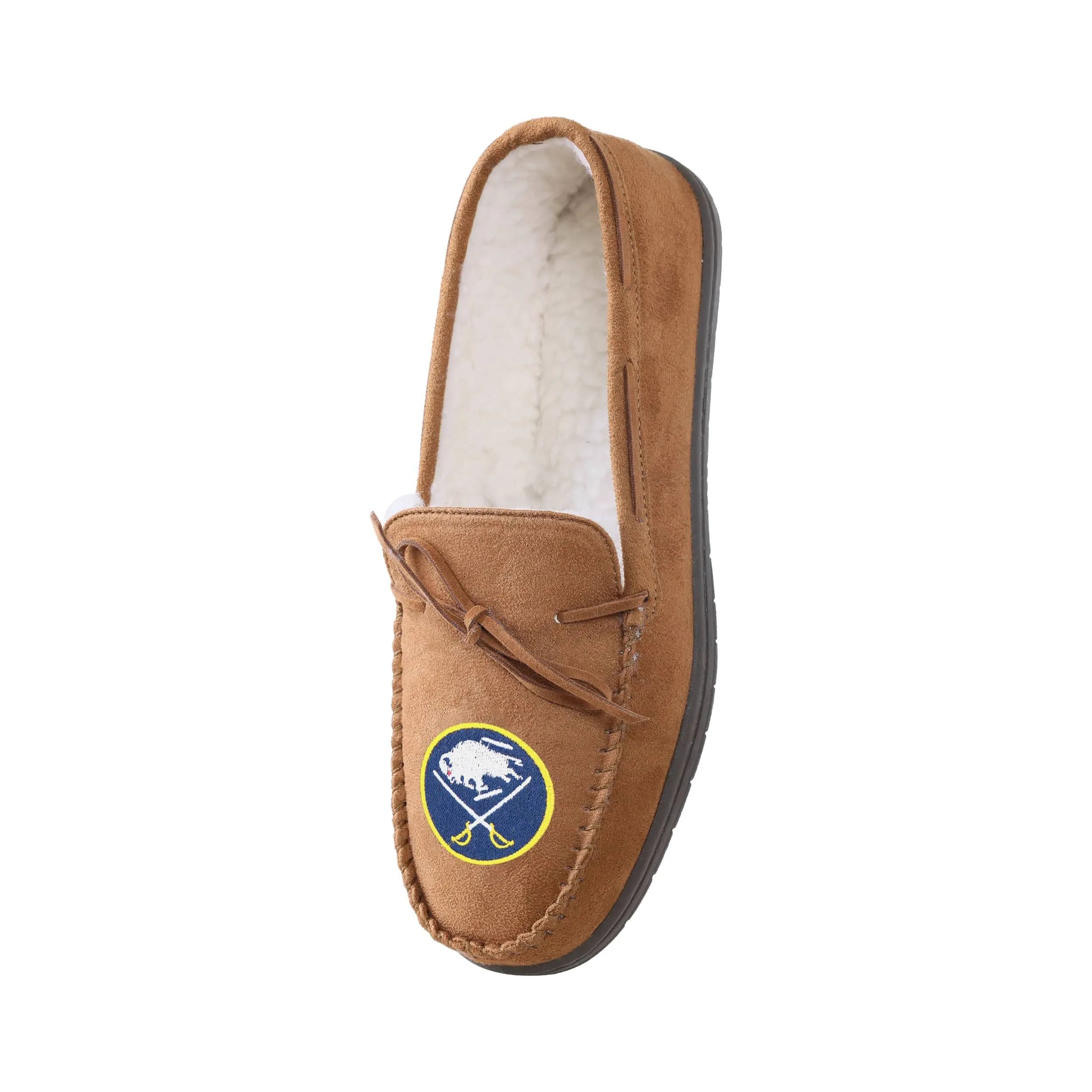 Buffalo Sabres NHL Mens Moccasin Slippers