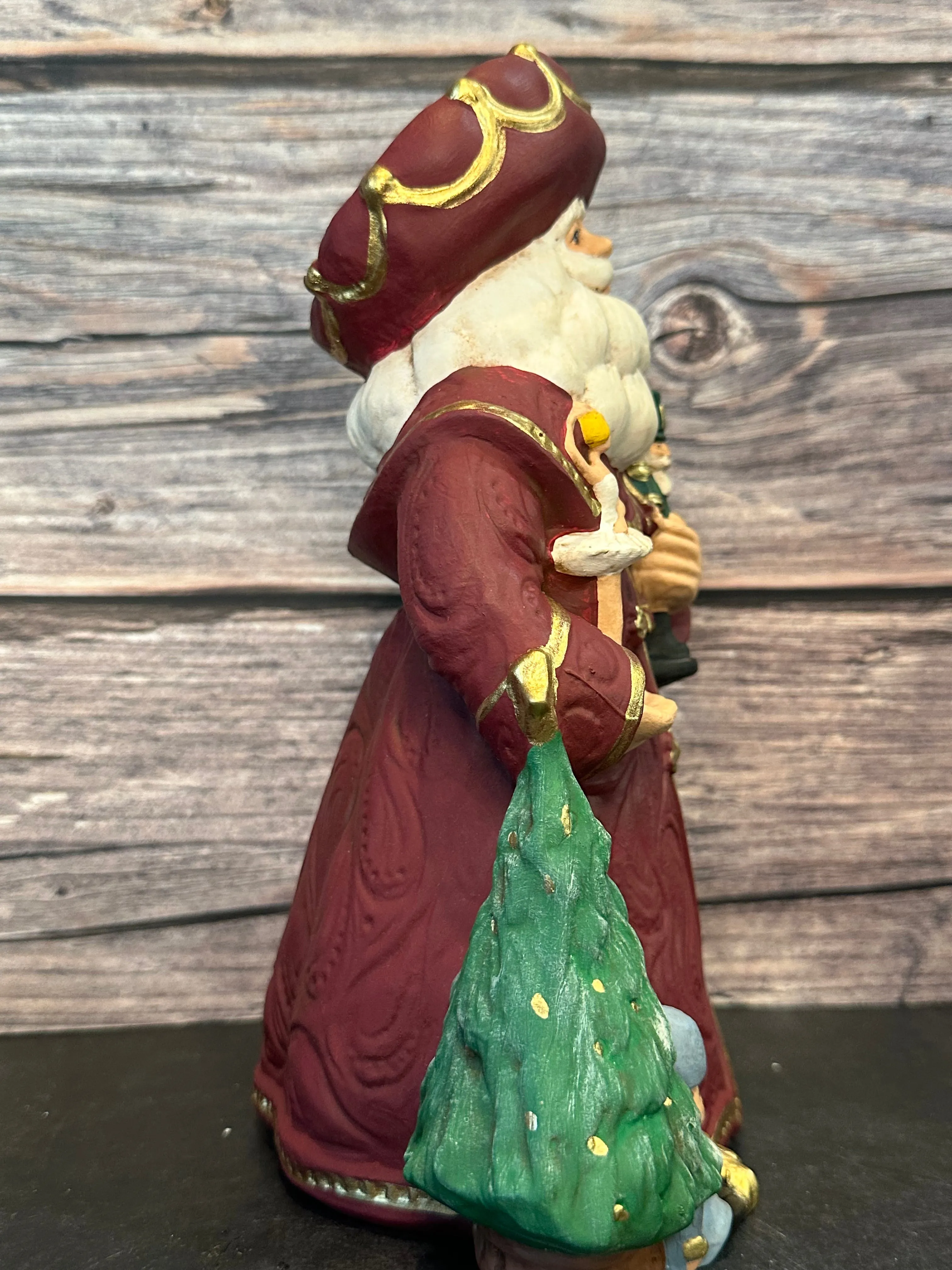 Ceramic Santa Nutcracker Themed