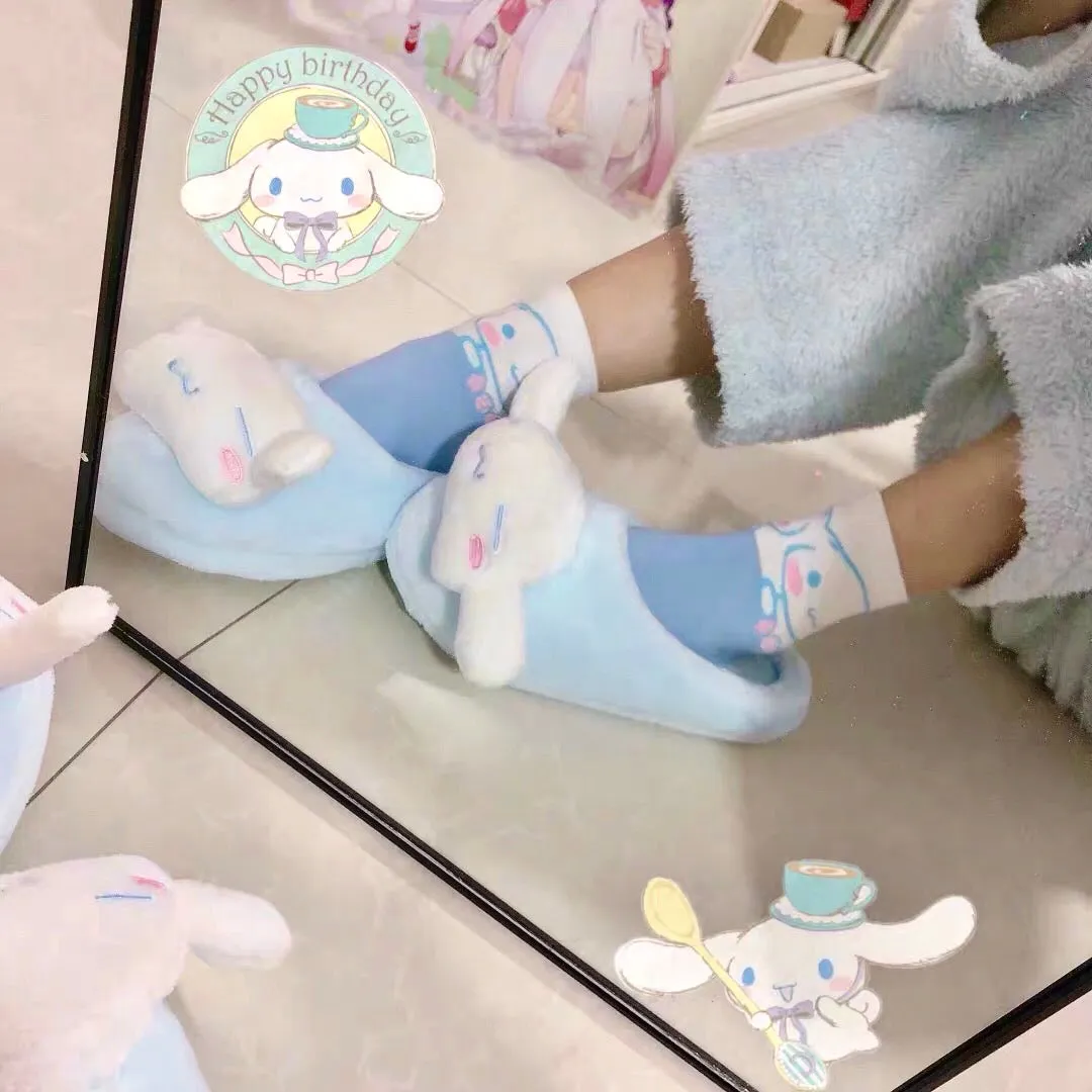 Cinnamoroll Inspired Closed Toe Slippers