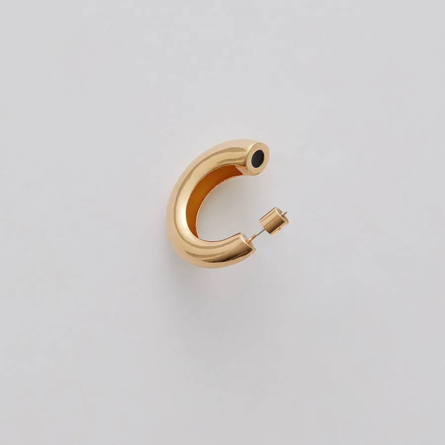 Crescent Hoop Earrings