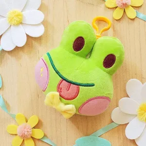 Dapper Frog Boy Plush Keychain