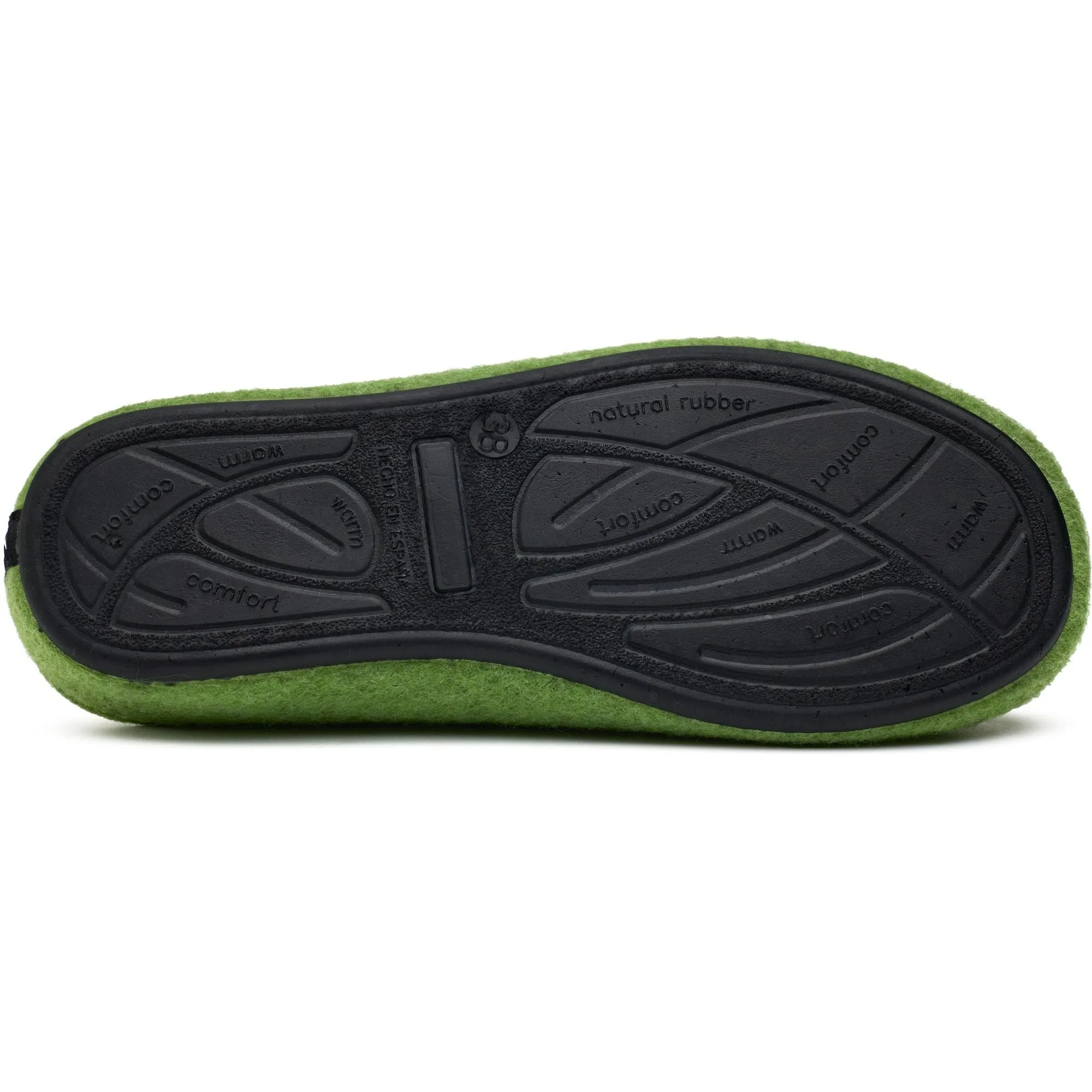 Date Women's Vegan Mule Slippers | Green