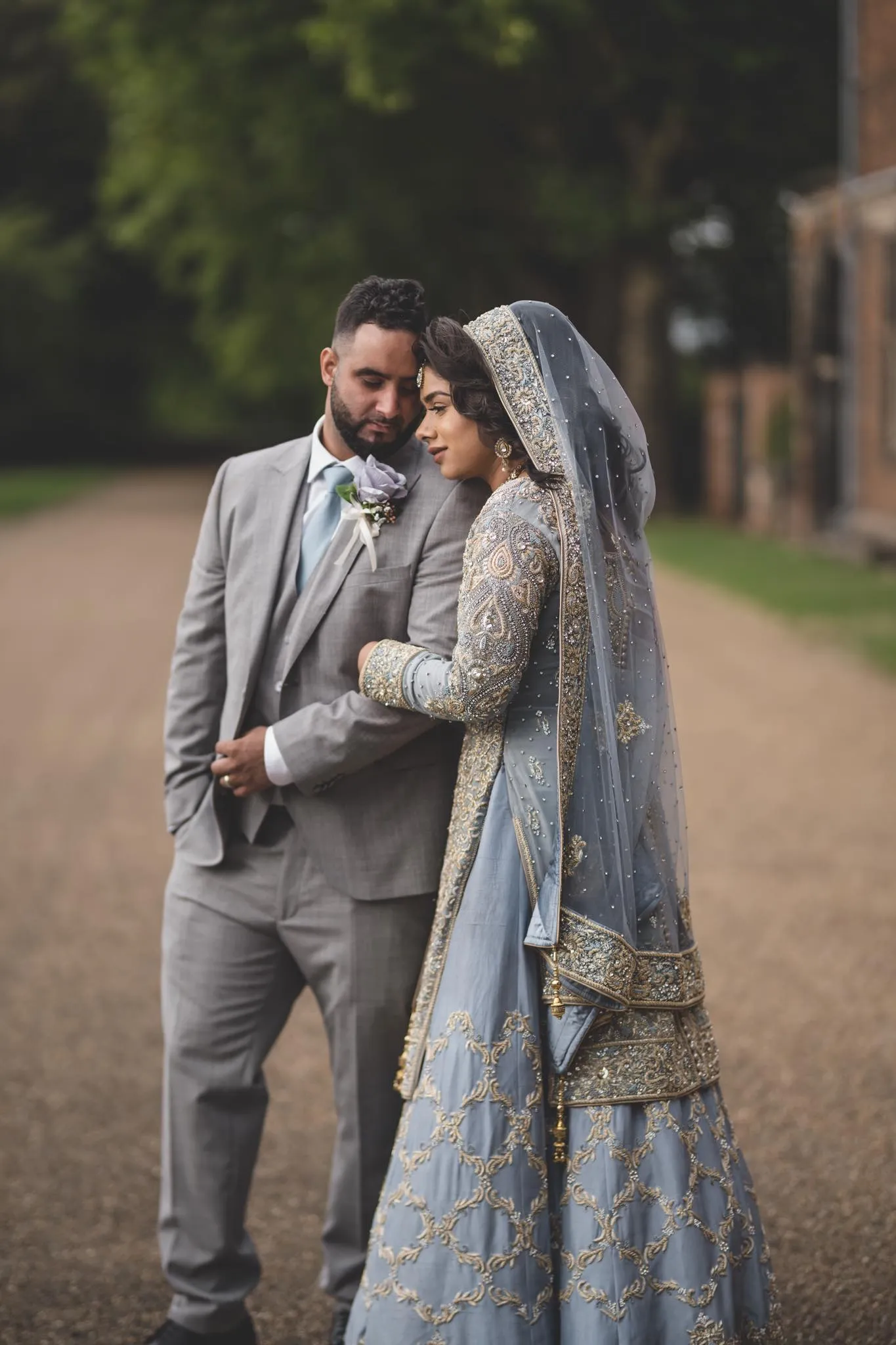 Dusty Blue Wedding Tie