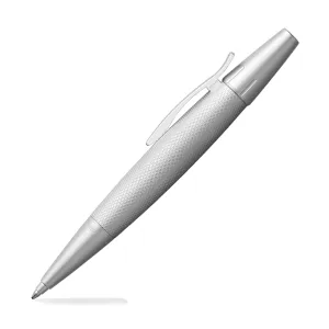Faber-Castell E-Motion Ballpoint Pen in Pure Silver