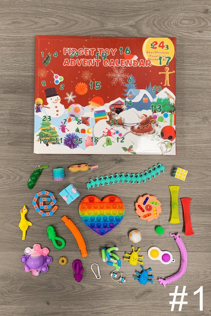 Fidget Christmas Advent Calendars- MANY STYLES