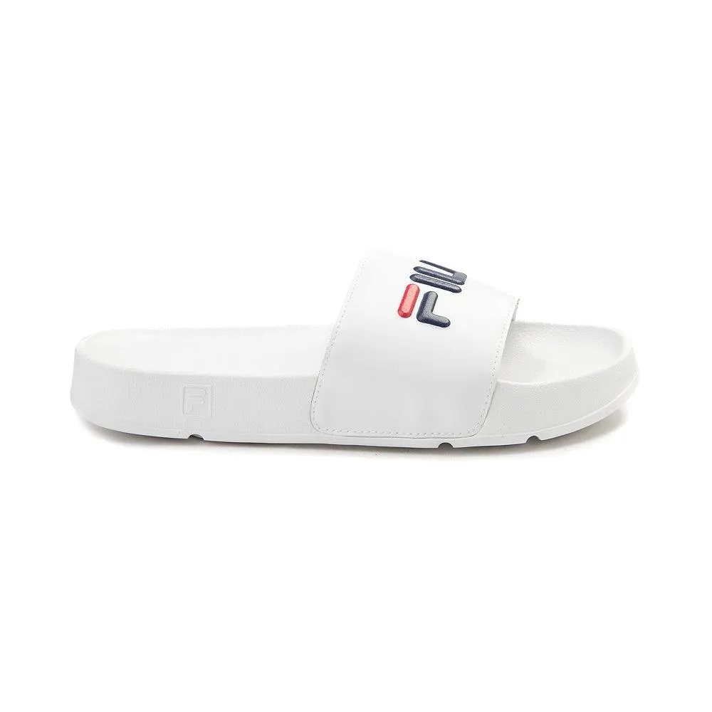 Fila Drifter Slide White Navy Red Slippers