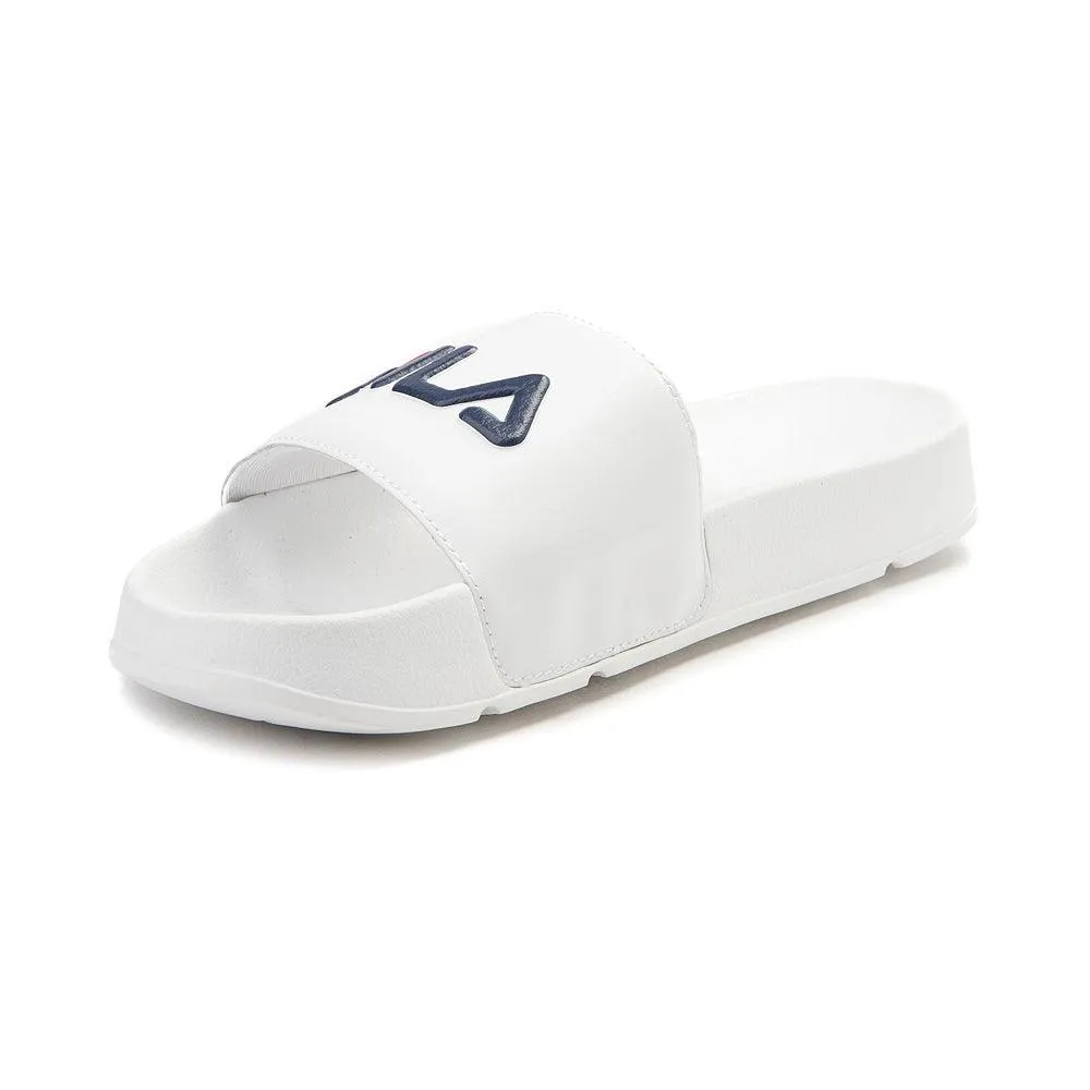 Fila Drifter Slide White Navy Red Slippers