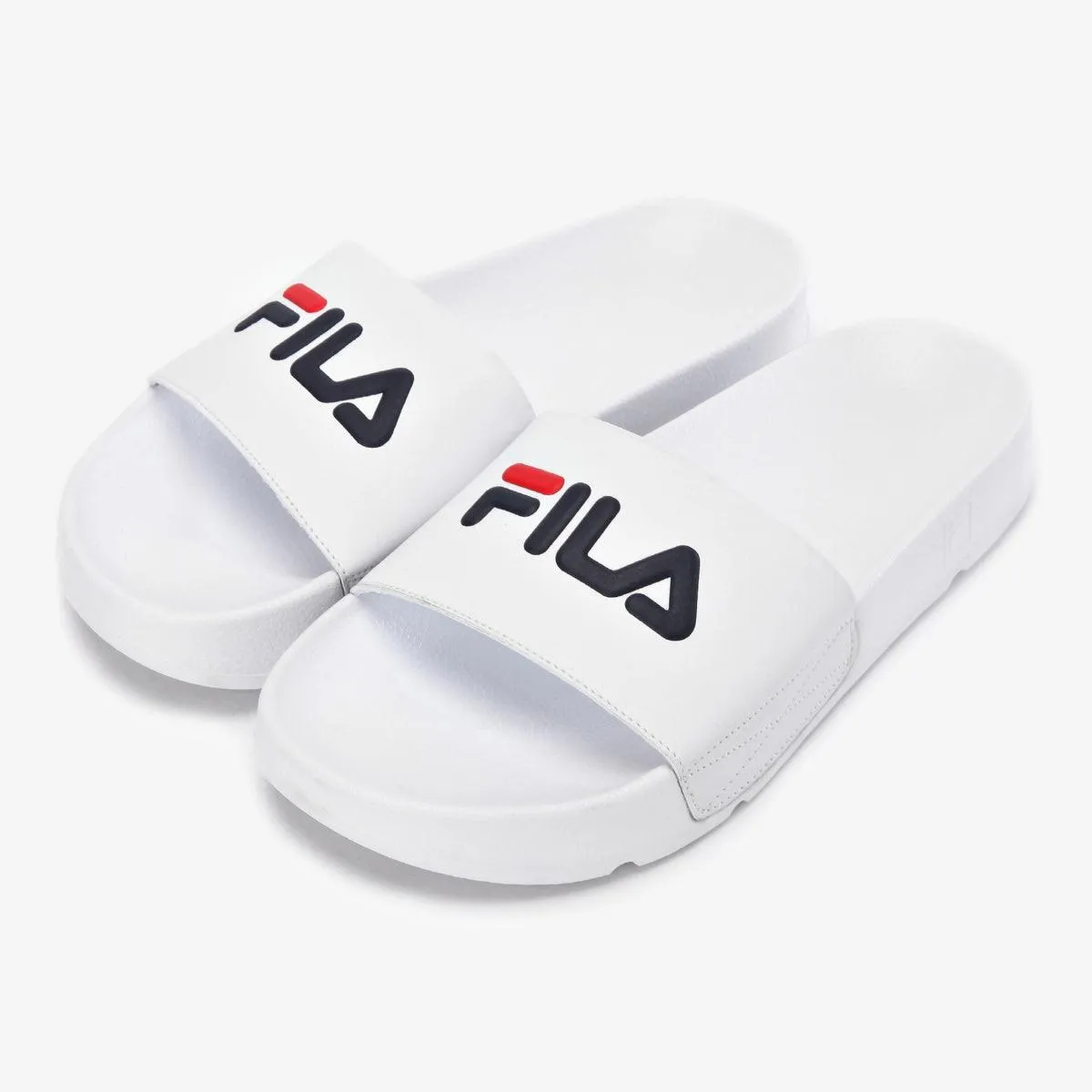 Fila Drifter Slide White Navy Red Slippers
