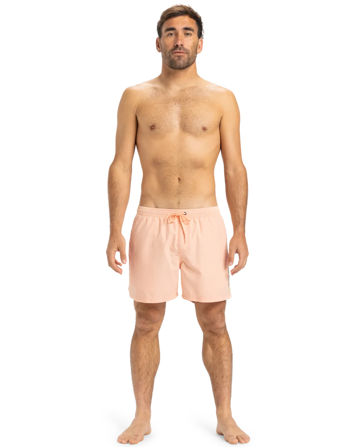 Fineline Volley Shorts in Peach Parfait