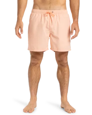 Fineline Volley Shorts in Peach Parfait