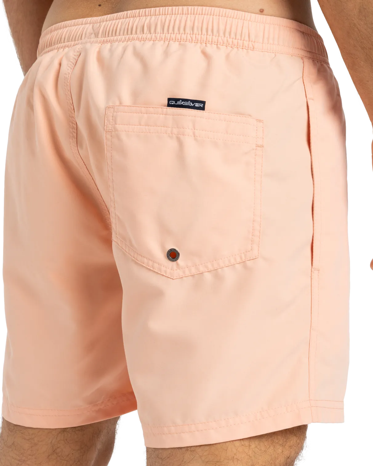 Fineline Volley Shorts in Peach Parfait