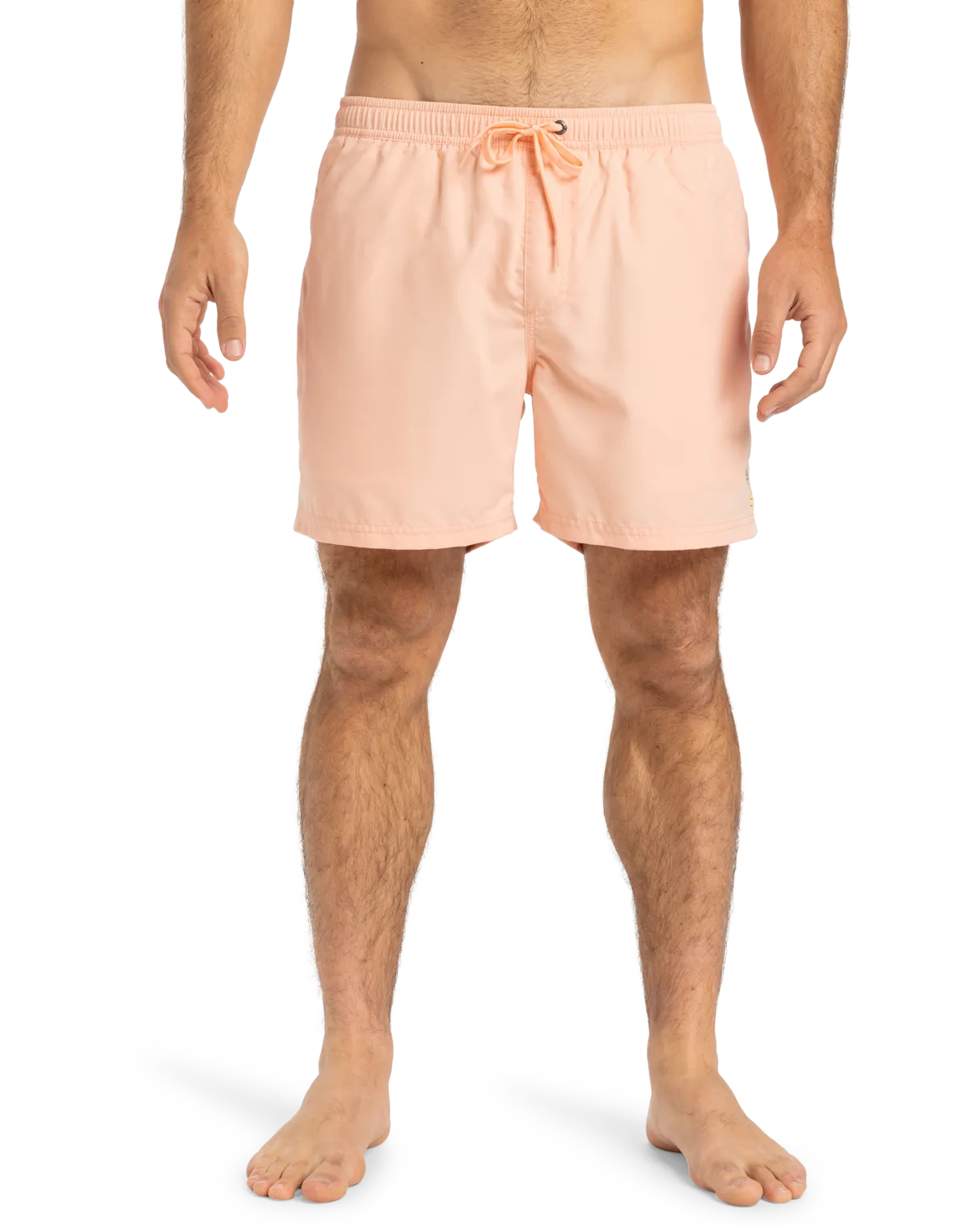 Fineline Volley Shorts in Peach Parfait