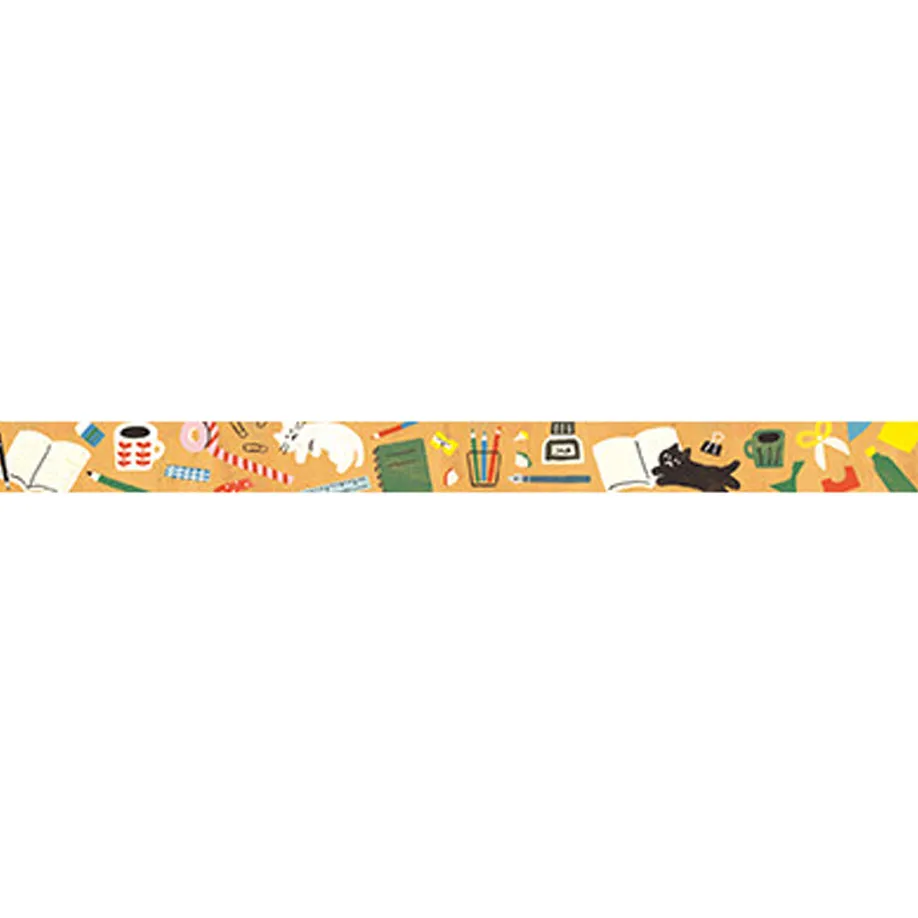 Furukawashiko Watashi-biyori Series Washi Tape - Stationery Cats