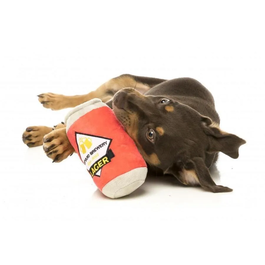 FuzzYard  - Lager Beer - Plush Dog Toy