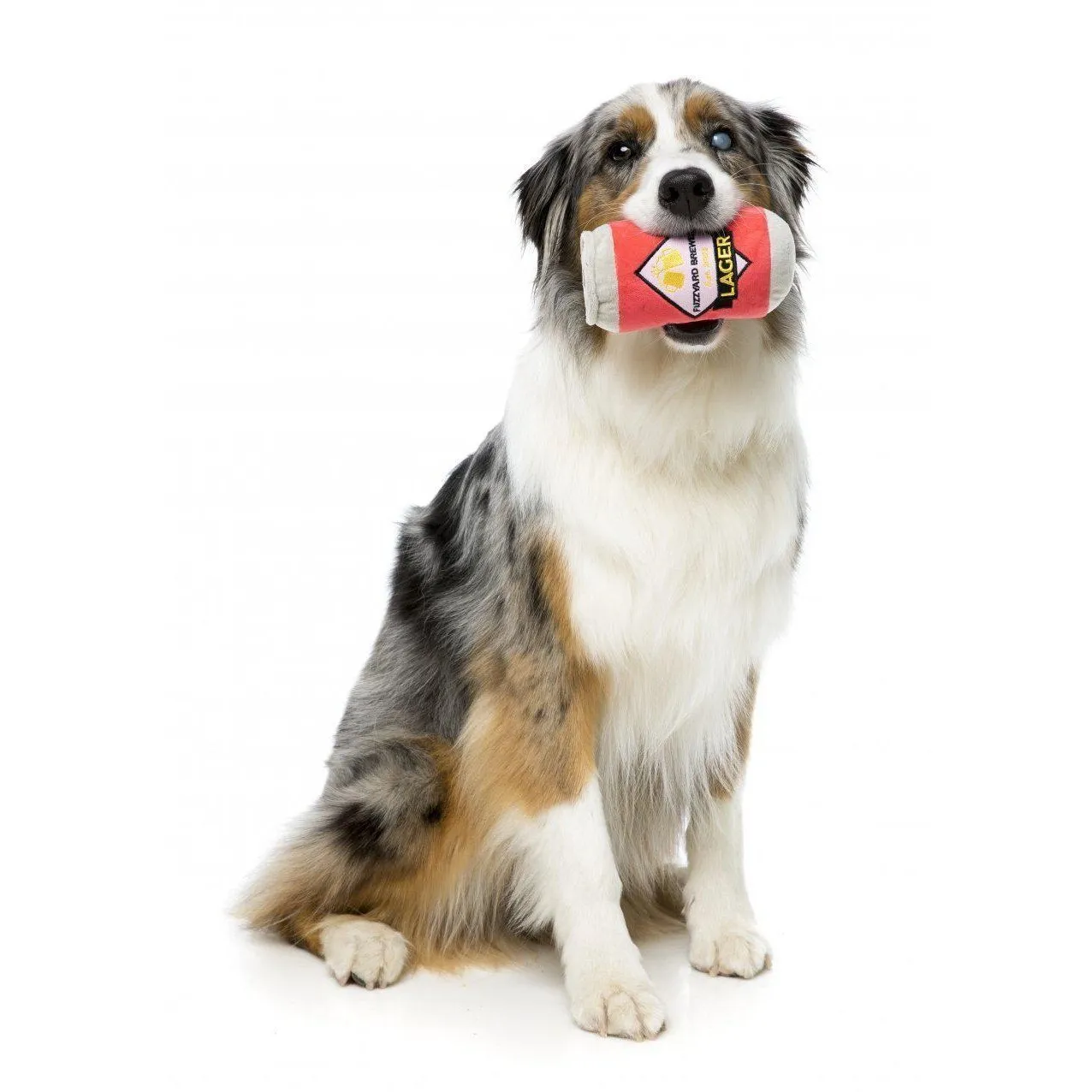FuzzYard  - Lager Beer - Plush Dog Toy