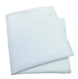 Glacier Shantung Pocket Square