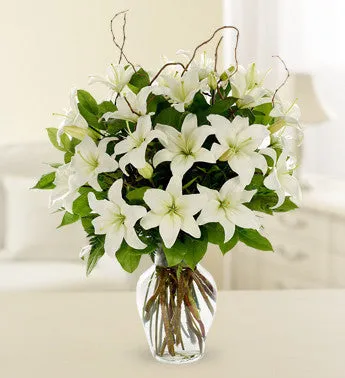 Heartfelt Sentiment in Lilies