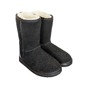 KARU Oskie Sheepskin Slipper Boots - Black