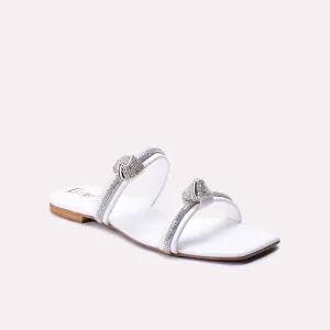 Kira White Fancy Slippers 0412541