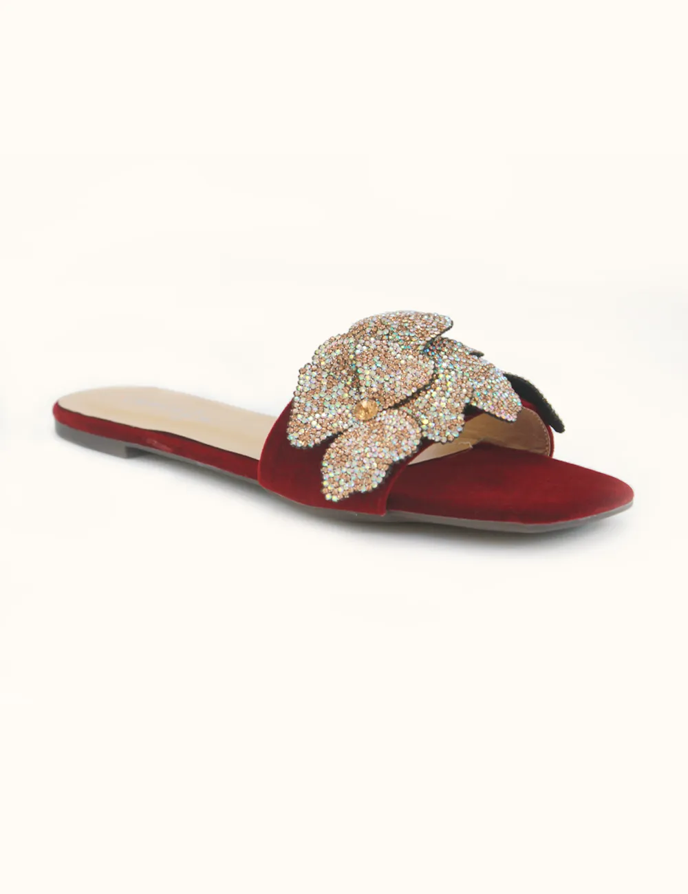 Maroon | Fancy Slippers for Women