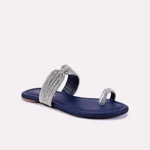 Mira Blue Fancy Slippers 0412558