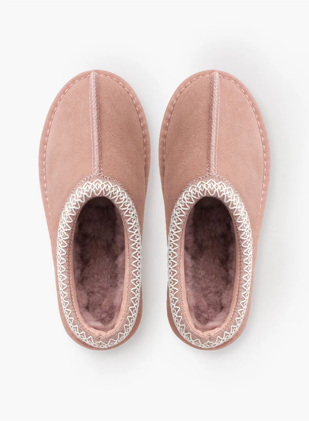Mule Slippers in Pink