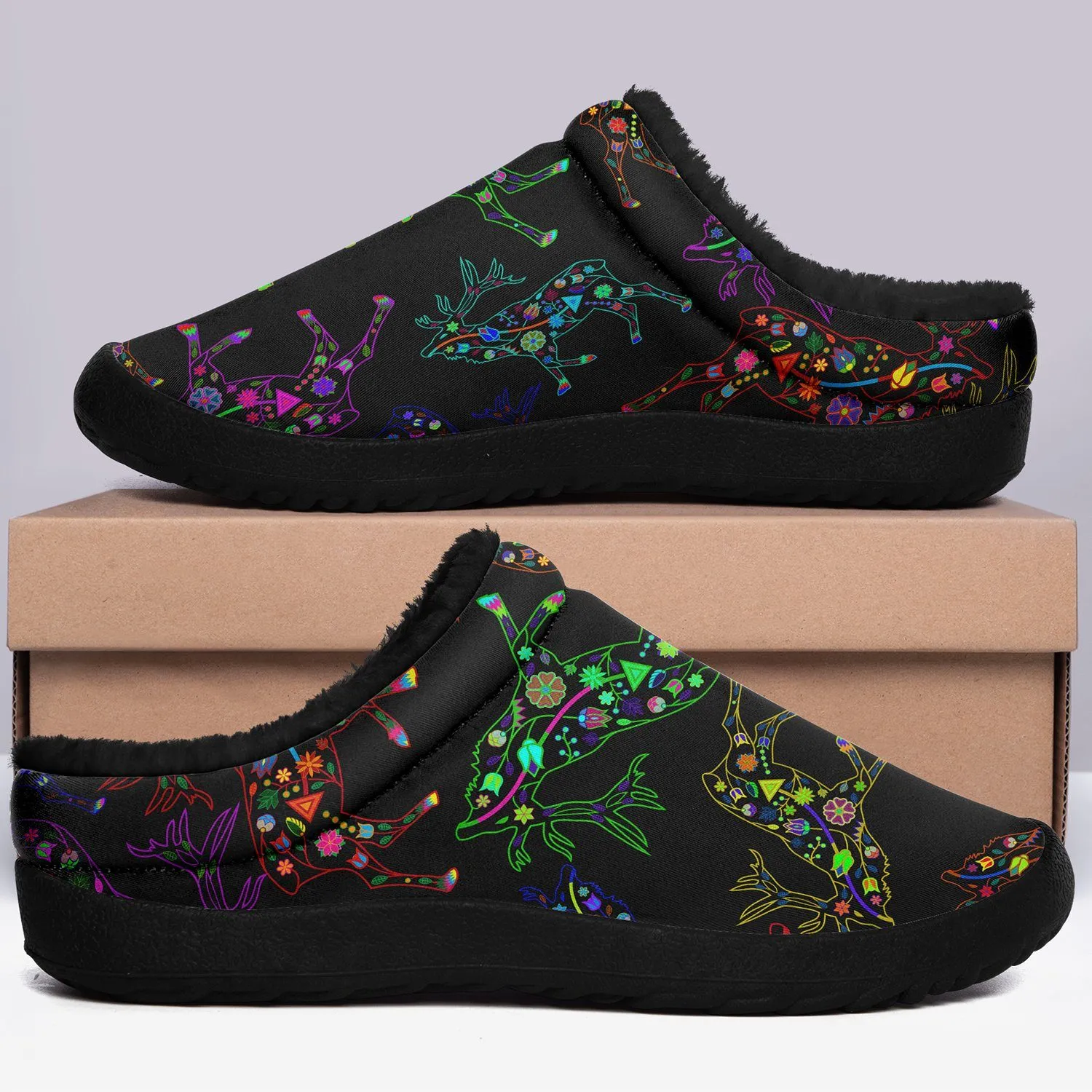 Neon Floral Elks Ikinnii