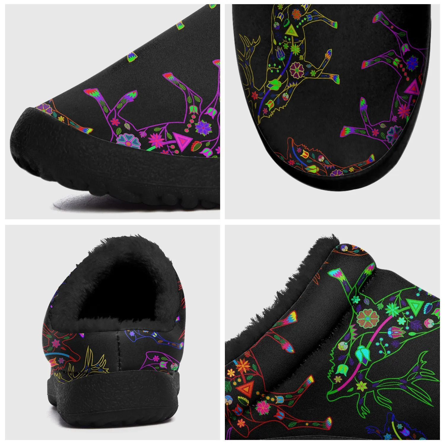 Neon Floral Elks Ikinnii