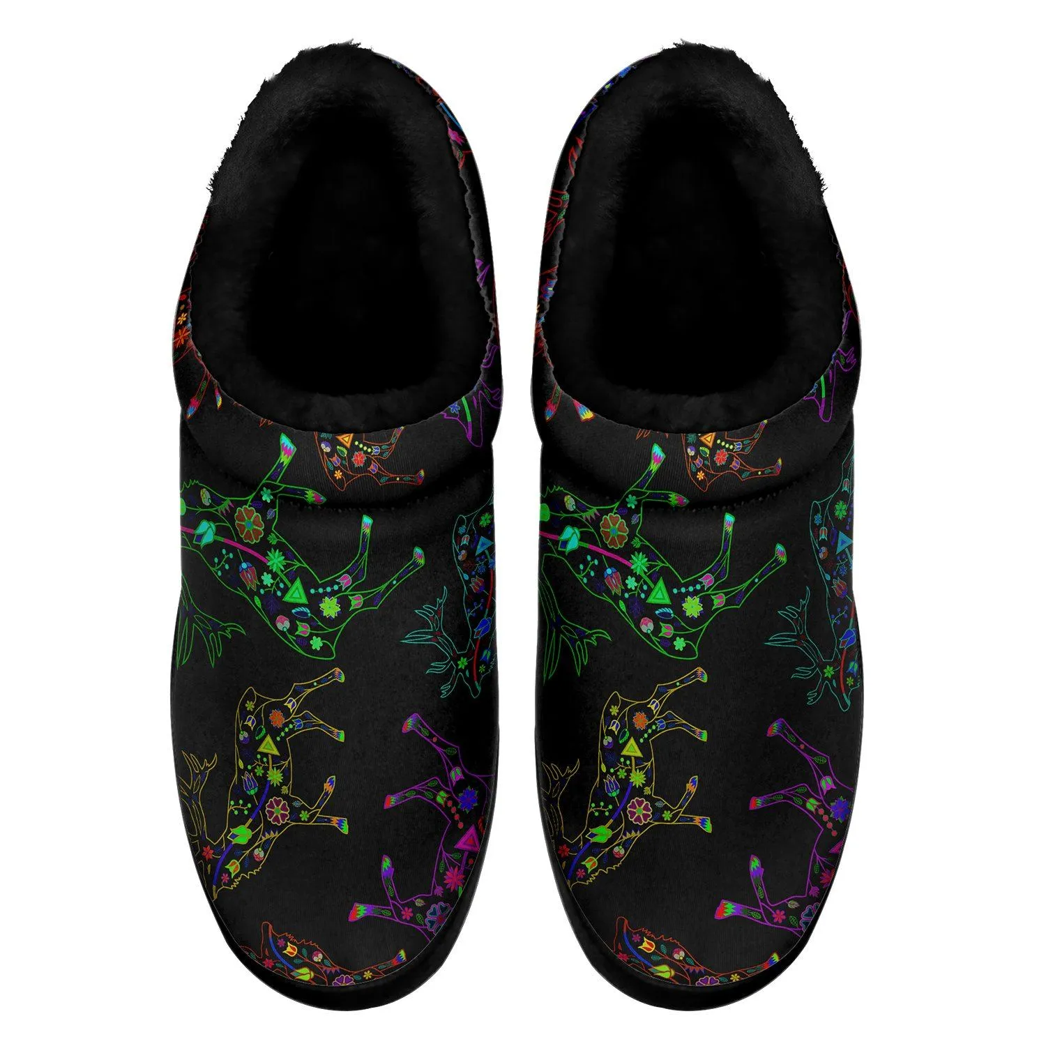 Neon Floral Elks Ikinnii