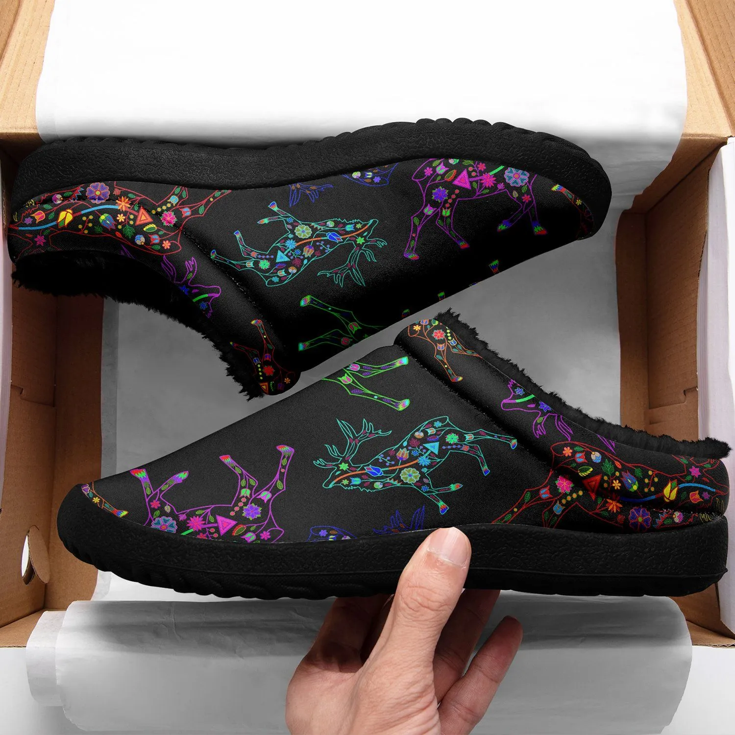 Neon Floral Elks Ikinnii