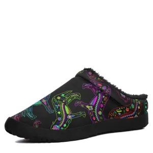Neon Floral Wolves Ikinnii