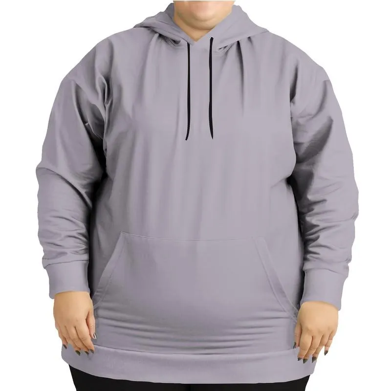 Shaded Pale Purple Gray Hoodie | Unisex | with PLUS sizes | C5M10Y0K30