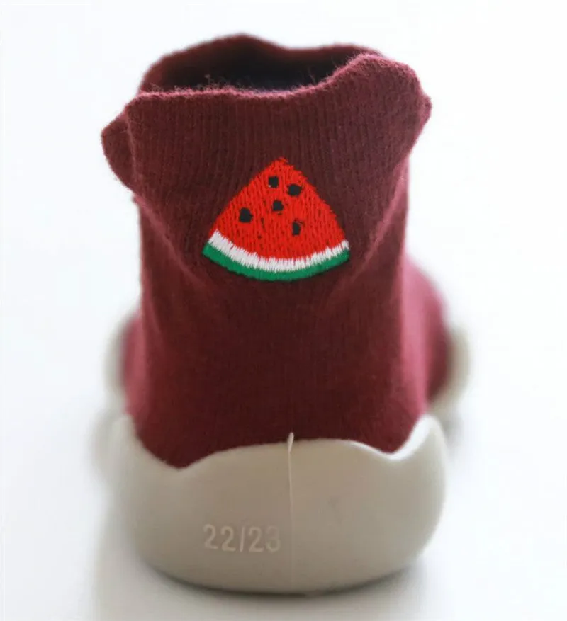 Slipper Socks with Non-Slip Rubber Soles for Toddlers