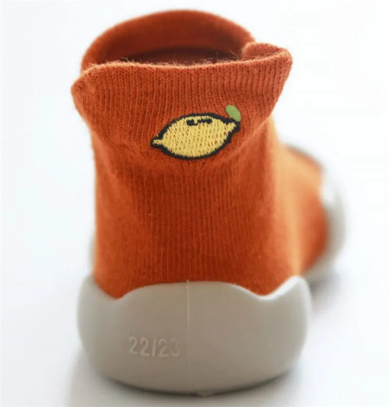 Slipper Socks with Non-Slip Rubber Soles for Toddlers