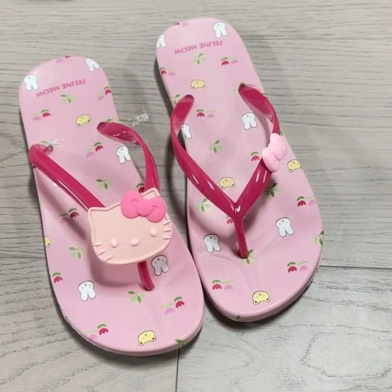 Sweet Kitty Pink Summer Slippers KI492