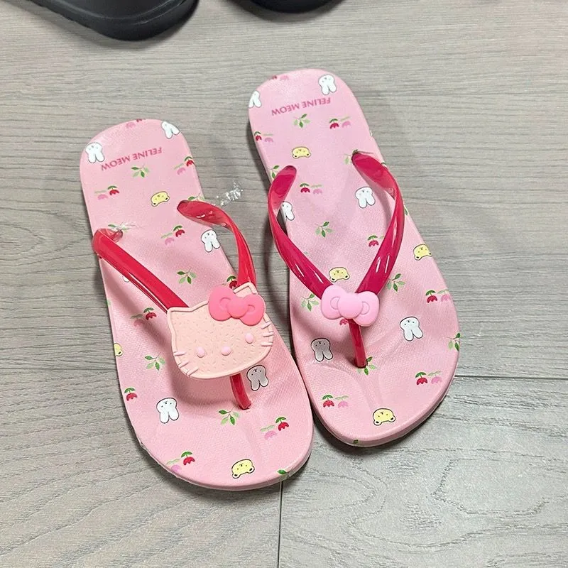 Sweet Kitty Pink Summer Slippers KI492