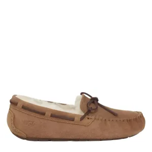 Ugg Big Girls Dakota Moccasin Suede Slipper Chestnut