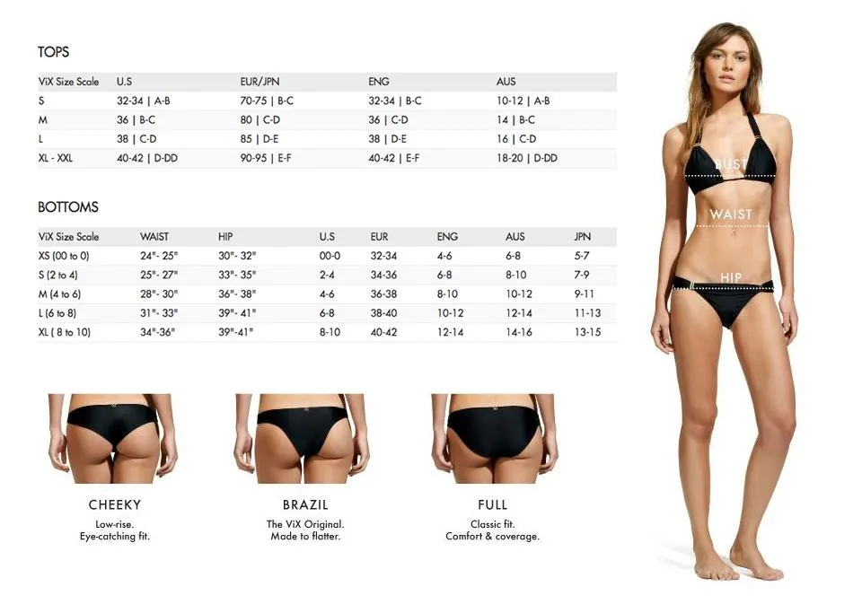 ViX Swimwear Thai Halter Bikini Top in Black